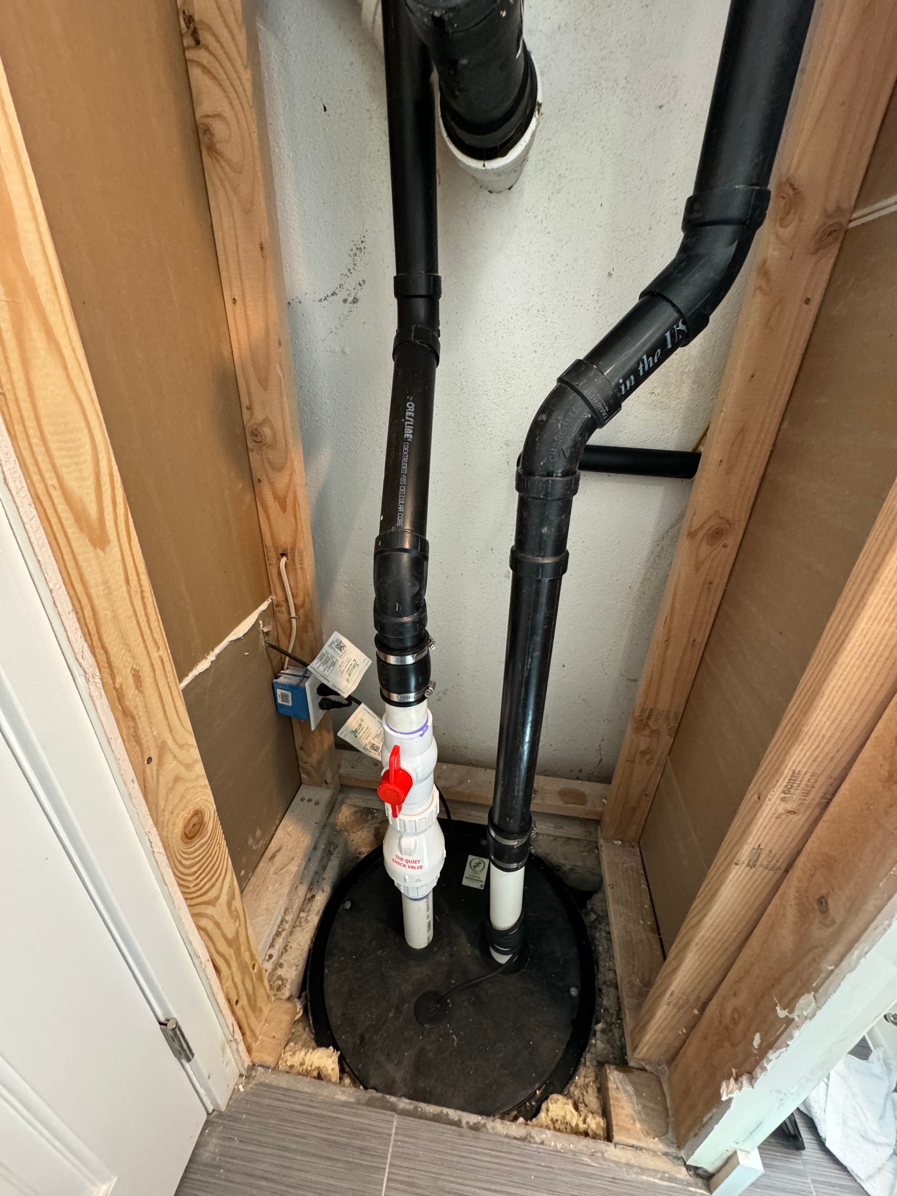 Drain pipe installation by Franklee Plumbing